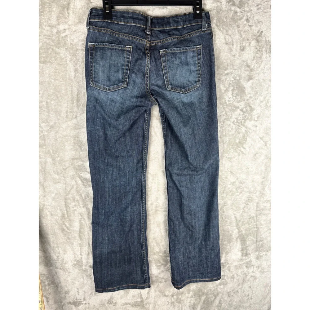 Banana Republic Womens 27 Bootcut Jeans Dark Wash Y2K Stretch‎ Denim Casual